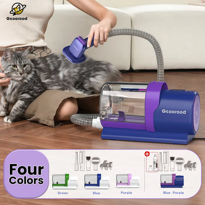 All-In-One Dog Grooming Kit with Vacuum Brush