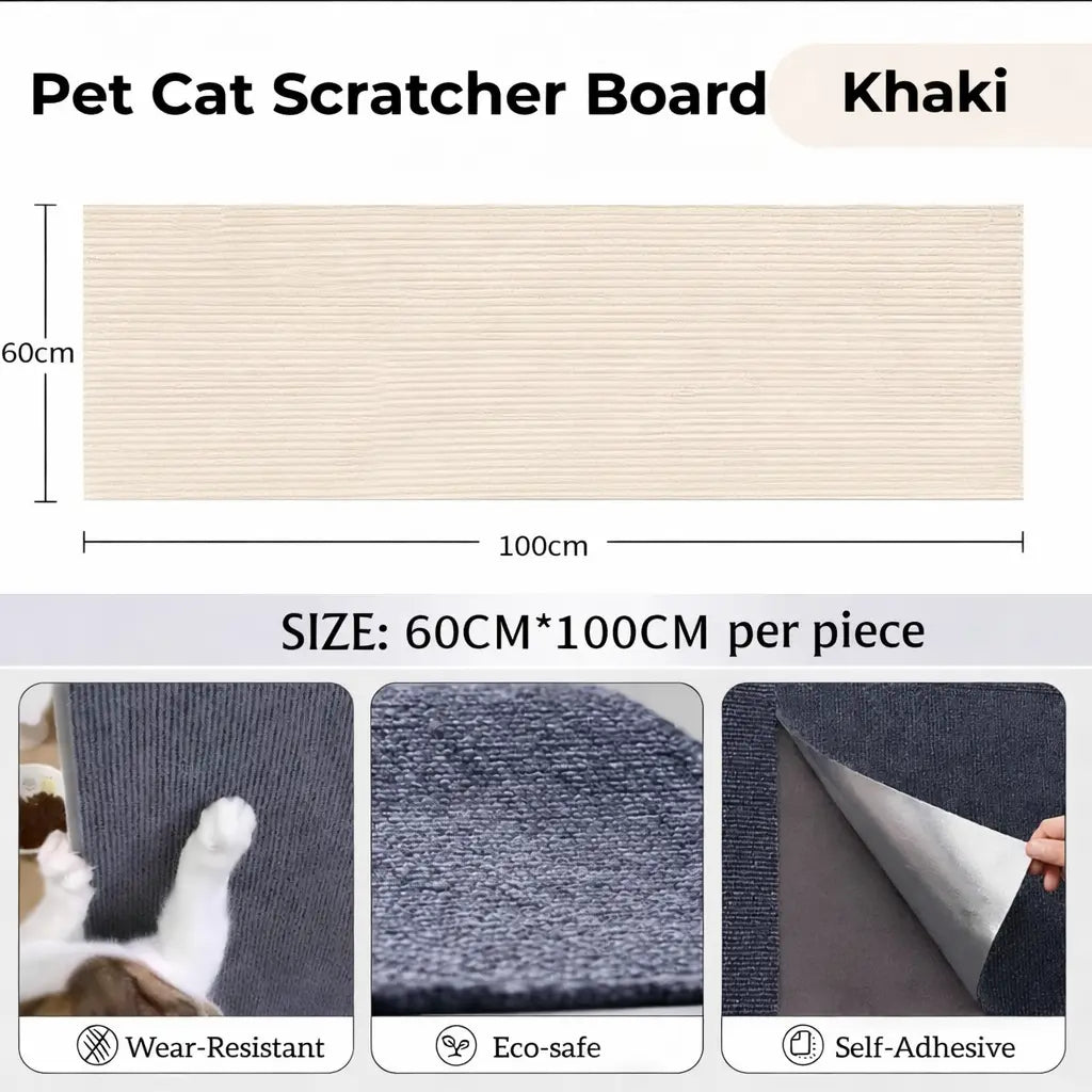 Cat Anti-Scratch Resistant Cuttable Patches, Protects Furniture