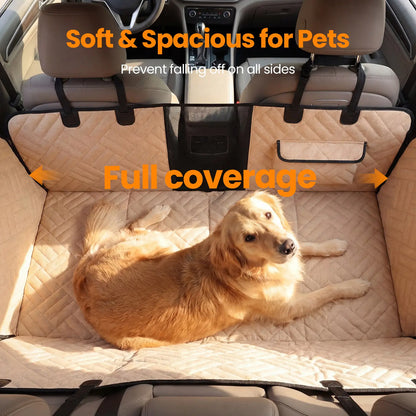 Premium Waterproof Car Seat Cover, Full-Cover Back Seat Protector, Foldable