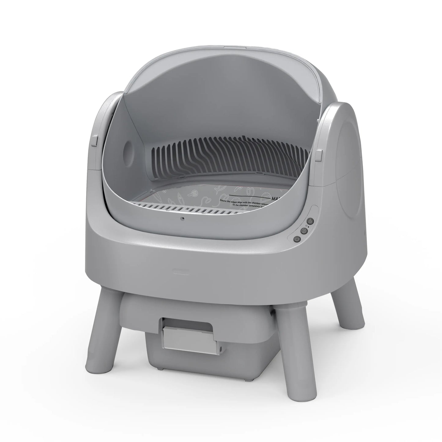 Automatic Cat Litter Box | Odor-Free Waste Disposal and Trash Bags Included