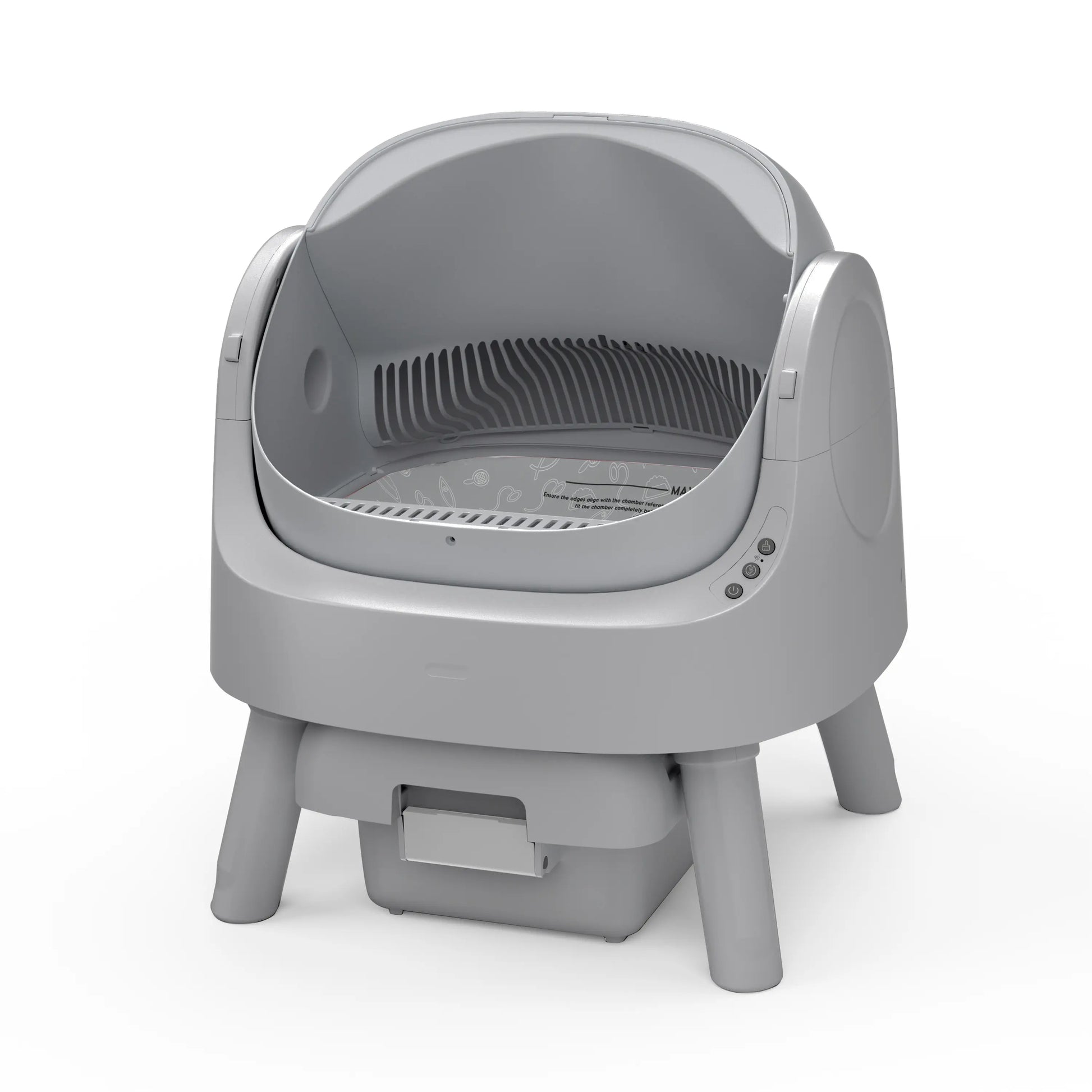 Automatic Cat Litter Box | Odor-Free Waste Disposal and Trash Bags Included