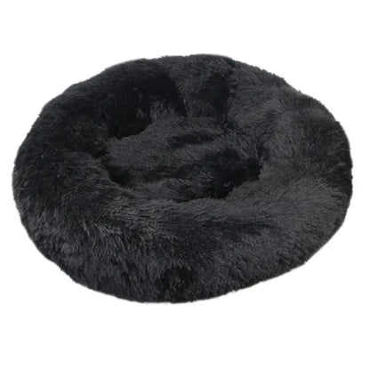 Round Comfy Plush Bed for Dogs and Cats