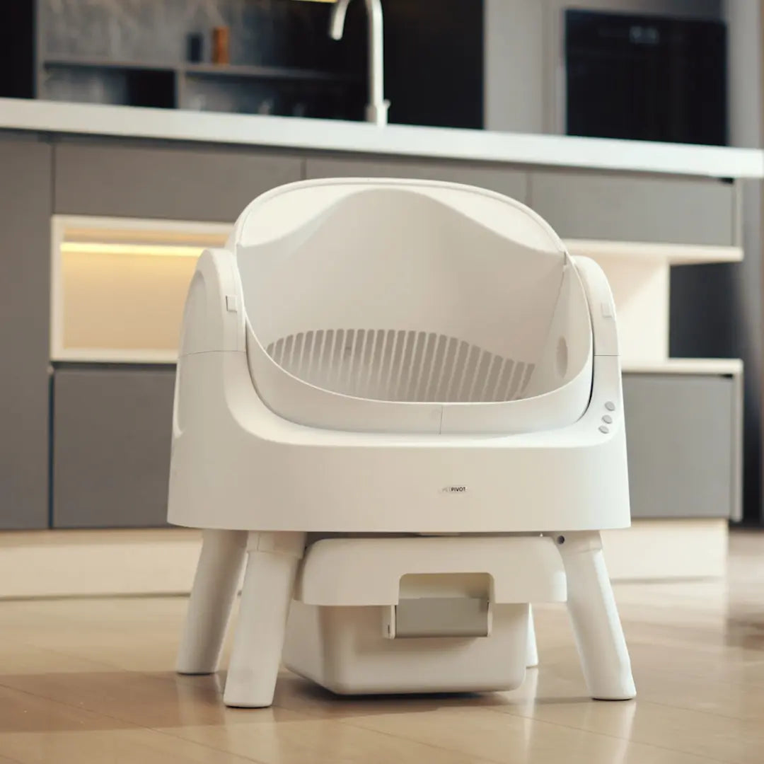 Automatic Cat Litter Box | Odor-Free Waste Disposal and Trash Bags Included