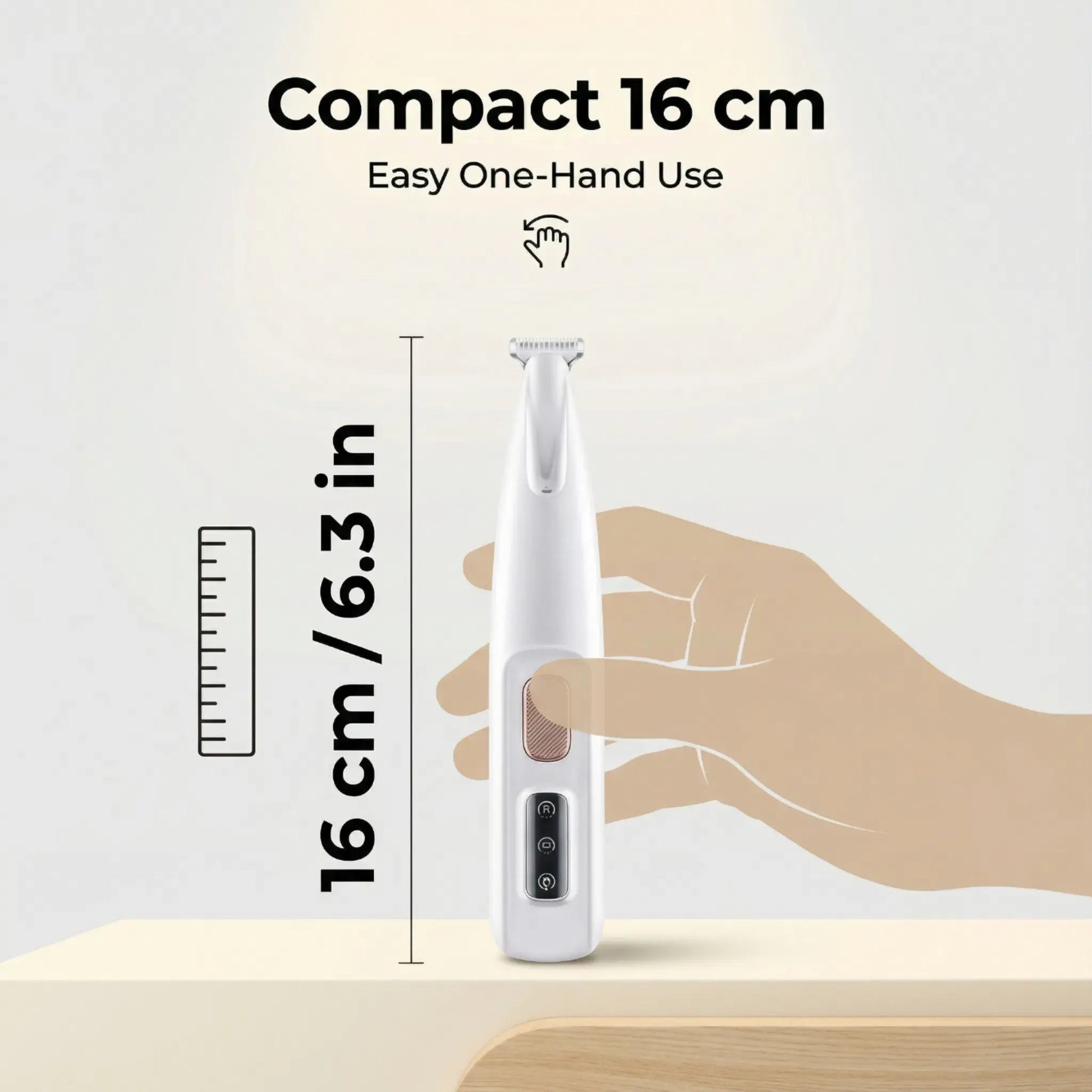 Multifunctional Pet Hair Trimmer, Waterproof, Rechargeable Shaver with LED Light for Paws, Eyes, Ears, Face Buttocks for Dogs and Cats