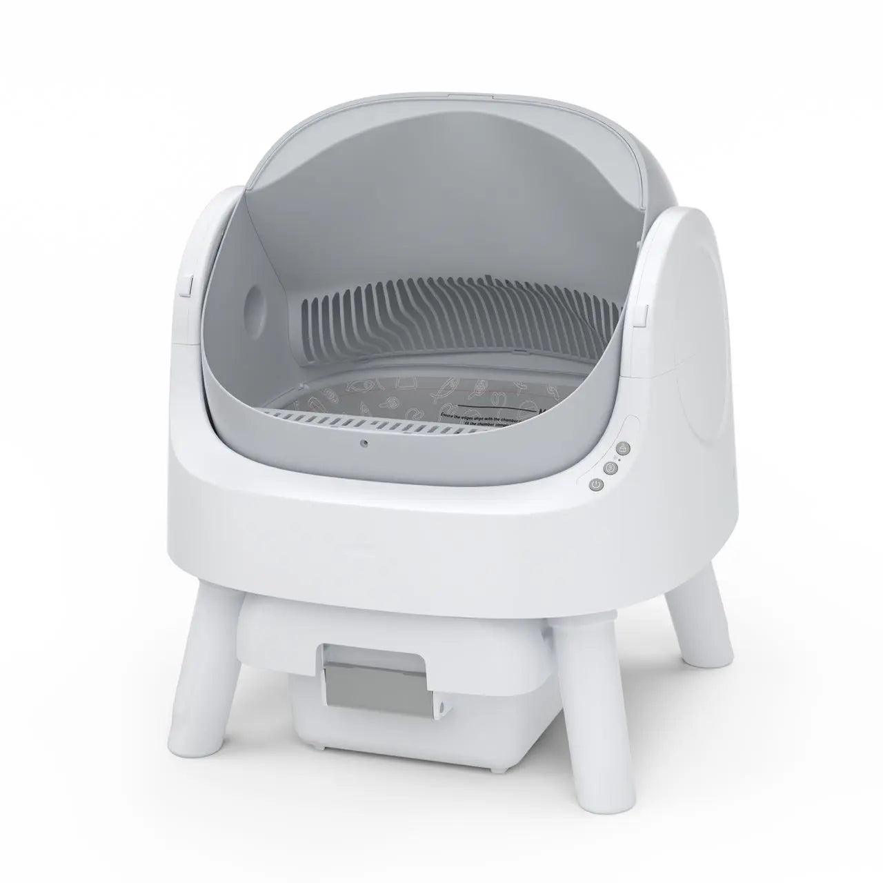 Automatic Cat Litter Box | Odor-Free Waste Disposal and Trash Bags Included