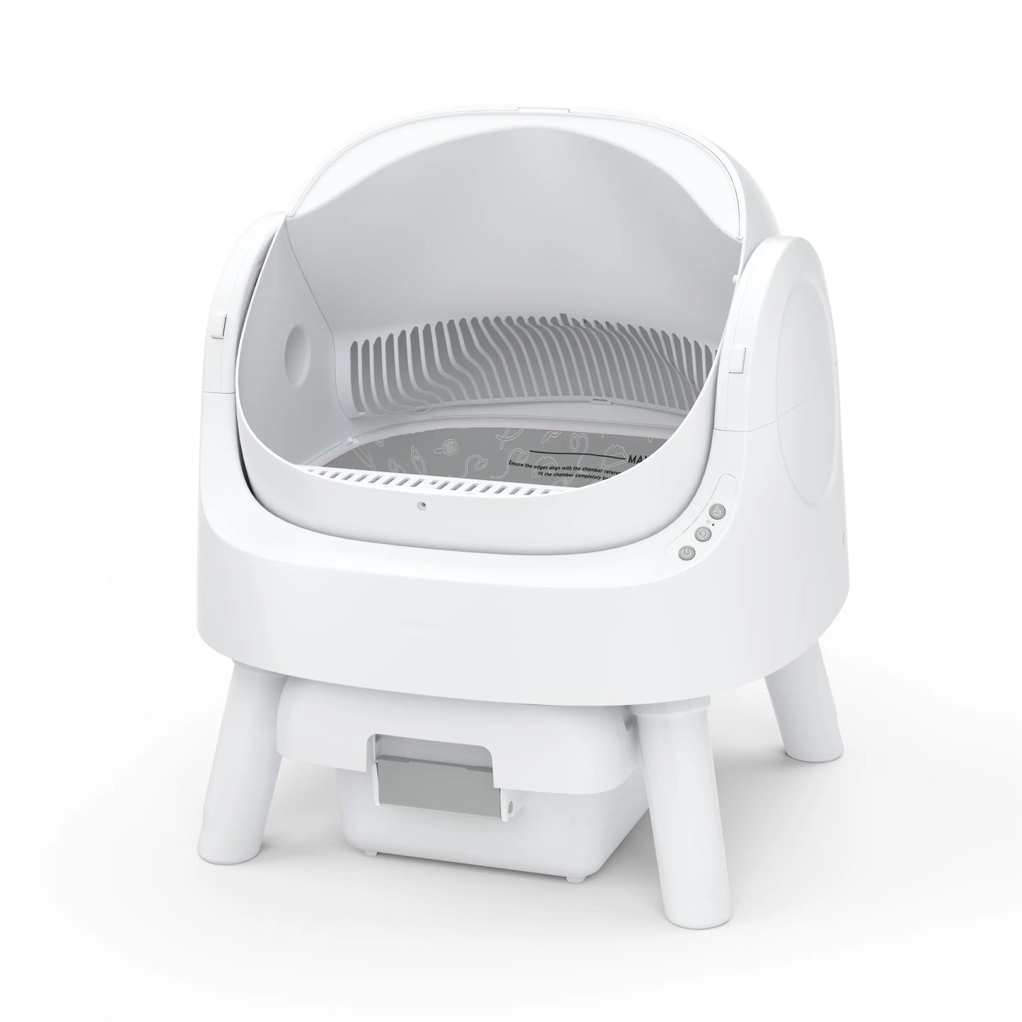 Automatic Cat Litter Box | Odor-Free Waste Disposal and Trash Bags Included