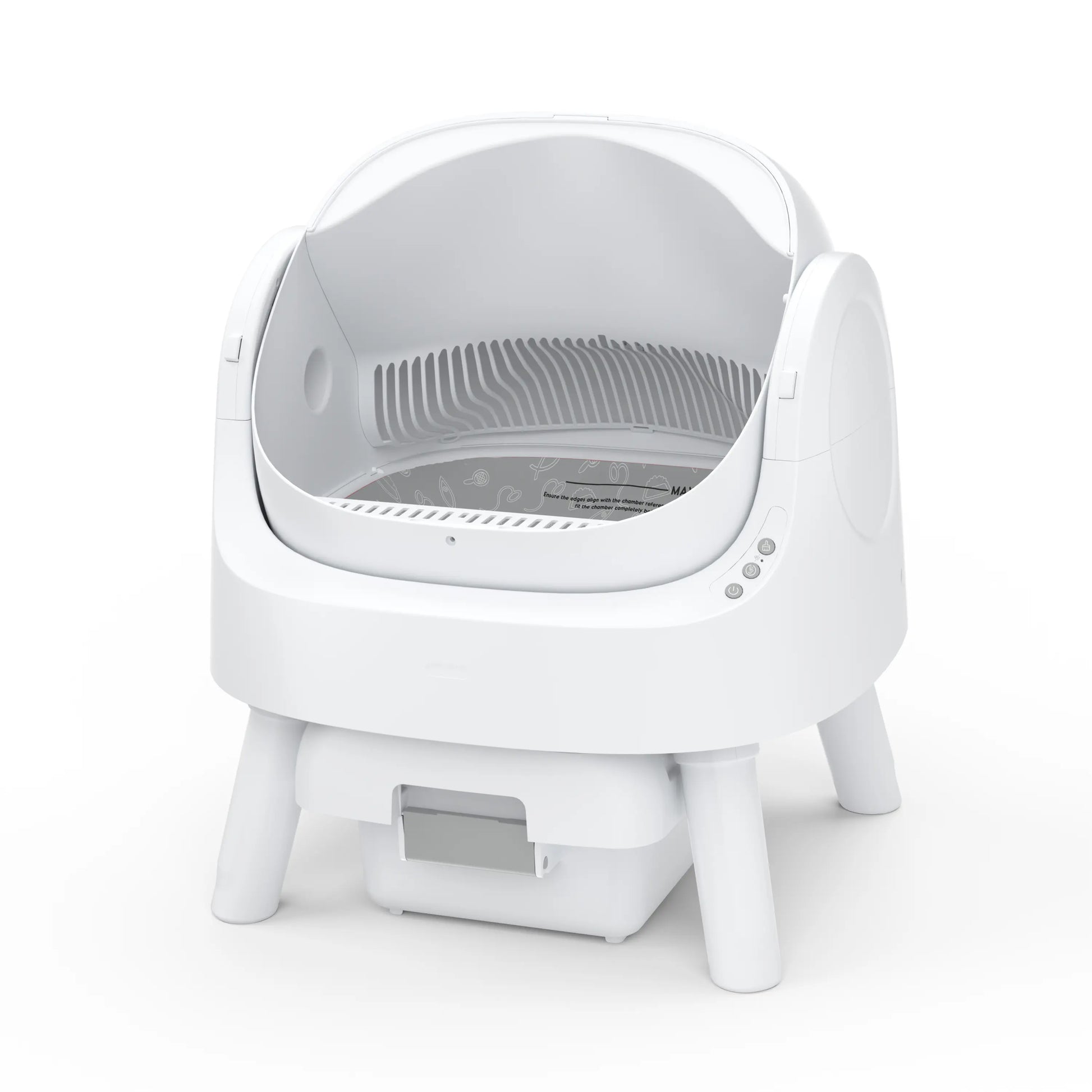 Automatic Cat Litter Box | Odor-Free Waste Disposal and Trash Bags Included