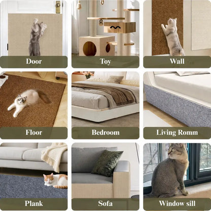 Cat Anti-Scratch Resistant Cuttable Patches, Protects Furniture