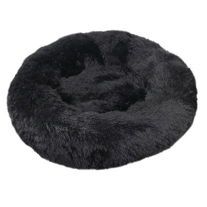 Round Comfy Plush Bed for Dogs and Cats