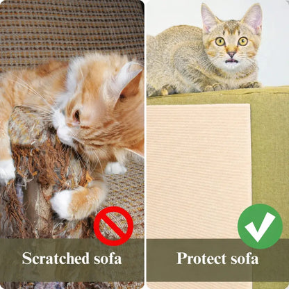 Cat Anti-Scratch Resistant Cuttable Patches, Protects Furniture